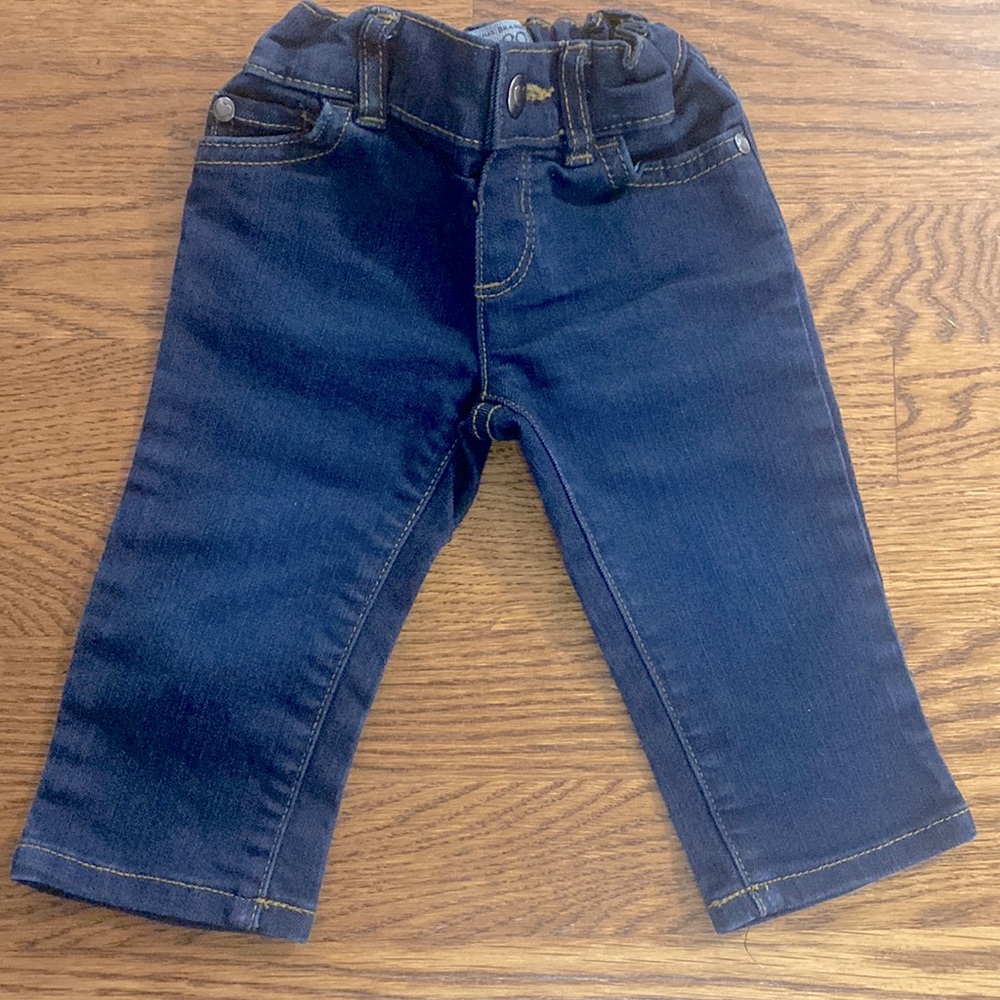 Dark wash skinny jeans (baby)